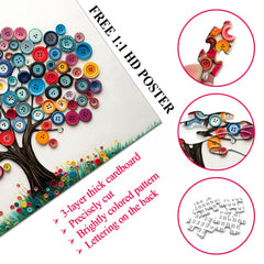 Tree of Button Jigsaw Puzzle 1000 Pieces