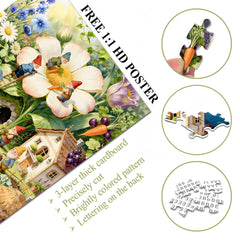 Verzauberter Gnome-Hafen-Puzzle, 1000 Teile