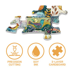 Retro Birds Jigsaw Puzzle 1000 Piece