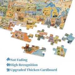 Explore America Jigsaw Puzzle 1000 Pieces