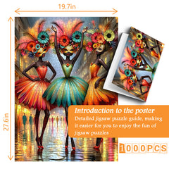 Carnival Dancers Jigsaw Puzzle 1000 Pieces