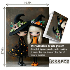 Little Witch Sisters Jigsaw Puzzle 1000 Pieces