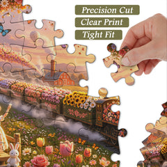 Sunset Bloom Railway Puzzle 1000 Teile