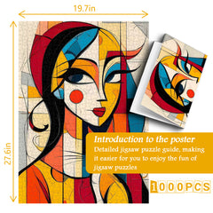 Puzzle mit geometrischem Rhythmus, 1000 Teile