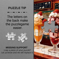 Hund Dessert Day Puzzle 1000 Teile