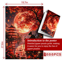 Maple Blade Glow Jigsaw Puzzle 1000 Pieces
