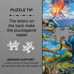 Brüllender Vulkan Puzzle 1000 Teile