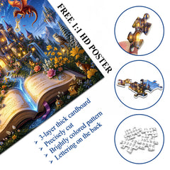 Dual Dragon Tale Puzzle 1000 Teile