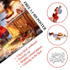 Küchenkatastrophe Puzzle 1000 Teile