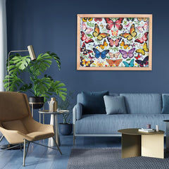 Schmetterlings-Kaleidoskop-Puzzle 1000 Teile