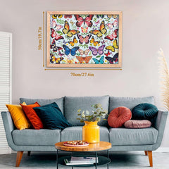 Schmetterlings-Kaleidoskop-Puzzle 1000 Teile