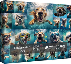 Puzzle 1000 Teile „Unterwasserhunde“