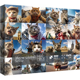 Selfie-Katzen-Tierpuzzle 1000 Teile
