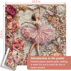 Blumentanz-Grace-Puzzle 1000 Teile