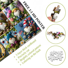 Fröhlicher Zwerg-Puzzle, 1000 Teile