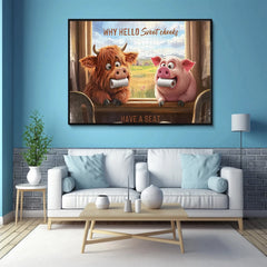 Lustige Bauernfreunde Jigsaw Rätsel 1000 Stücke