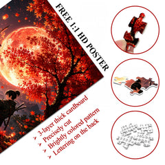 Maple Blade Glow Jigsaw Puzzle 1000 Pieces