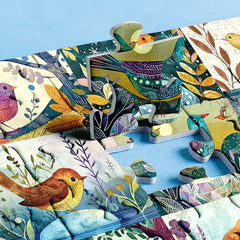 Retro Birds Jigsaw Puzzle 1000 Piece