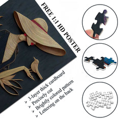 Golden Lady Jigsaw Puzzle 1000 Pieces