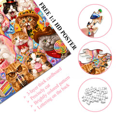 Sweets Kitten Collage Puzzle 1000 Teile