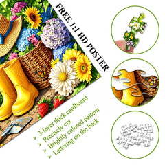 Frühlingsgartentag-Puzzle 1000 Teile