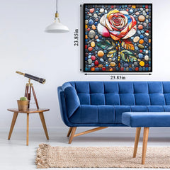 Blühende Steinrose -Jigsaw -Rätsel 1000 Stücke