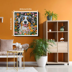 Wildflower Pup Jigsaw Puzzle 1000 Pieces