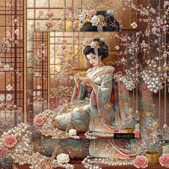 Elegant Geisha Jigsaw Puzzle 1000 Pieces