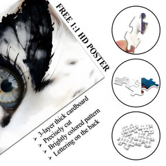 Feline Eye Art Jigsaw Puzzle 1000 Pieces