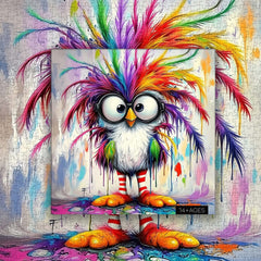 Farbexplosion Vogelpuzzle 1000 Stücke