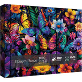 Blumen-Schmetterling-Puzzle 1000 Teile
