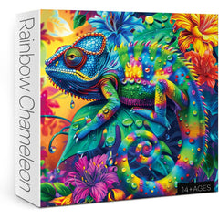 Rainbow Chameleon Jigsaw Puzzle 1000 Pieces