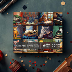 Vintage-Katzen-Puzzle 1000 Teile