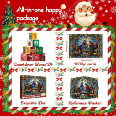 Radiant Nativity Adventskalender Puzzle 1000 Teile