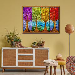 Baum von vier Jahreszeiten Jigsaw Puzzle 1000 Stücke