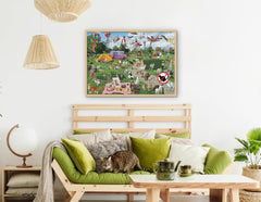 Funny Park Cat Jigsaw Puzzle 1000 Pieces