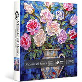 Mosaik der Rosen Puzzles 1000 Stücke