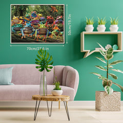 Bunter Frosch Puzzle 1000 Teile