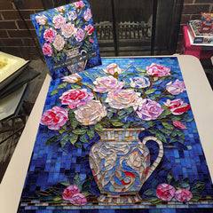 Mosaic Of Roses Jigsaw Puzzles 1000 Pieces