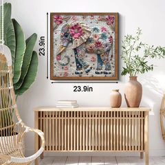 Diamant -Elefantenpuzzle 1000 Stücke