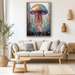 Neon Jellyfish City Jigsaw Puzzles 1000 Pieces