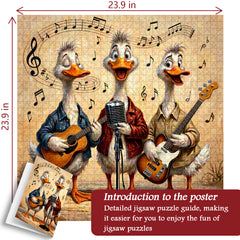 Duck Band Jigsaw Puzzle 1000 Pieces