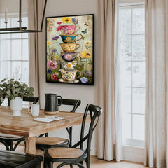 Vintage Flower Cup Jigsaw Puzzle 1000 Stücke