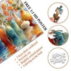 Colorful Vases Jigsaw Puzzle 1000 Pieces