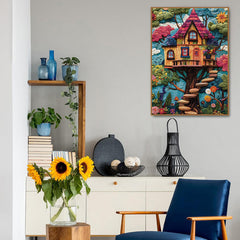 Quilted Art Treehouse Jigsaw Puzzles 1000 Pieces