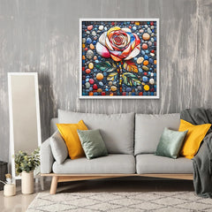 Blühende Steinrose -Jigsaw -Rätsel 1000 Stücke