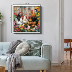 Happy Henhouse Gathering Jigsaw Puzzles 1000 Pieces