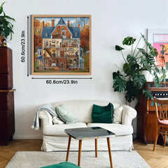 Autumn Retro Villa Jigsaw Puzzle 1000 Pieces