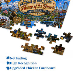 Land der kostenlosen Puzzle 1000 Teile