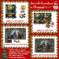 Radiant Nativity Adventskalender Puzzle 1000 Teile